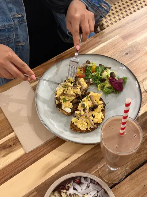 Miso mushroom toast