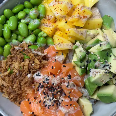 Salmon bowl